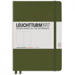 Leuchtturm1917 Army A5 Hardcover Medium Notebook | Dotted