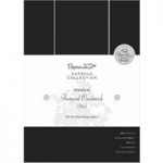 Papermania A4 Premium Textured Black Cardstock (20 sheets)