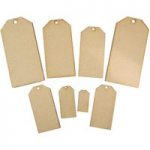 Creative Expressions MDF Mixed Tags pack of 8