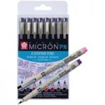 Sakura Pigma Micron PN Pen Set Assorted Colour | Pack of 8