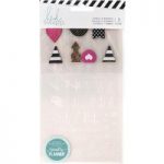 Heidi Swapp Memory Planner Fresh Start Magnetic Clips and Stencil | Pack of 8