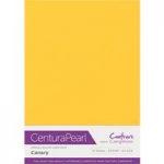 Crafter’s Companion Centura Pearl Printable A4 Card Canary |10 Sheets