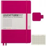Leuchtturm1917 Berry Medium Notebook & Pen Loop Bundle | Squared