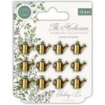 Craft Consortium Watering Can Metal Charms Pack of 12 | The Herbarium Collection