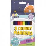 Craft Planet Chunky Marker Pens | Pack of 8