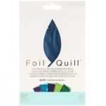 We R Memory Keepers Foil Quill 4in x 6in Foil Sheets Peacock | Pack of 30