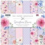 Paper Boutique 12in x 12in Paper Pad 160gsm 36 Sheets | Springtime Blooms
