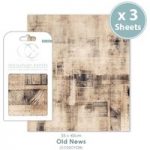 Craft Consortium Decoupage Paper Pad Old News | 3 Sheets