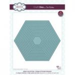 Sue Wilson Noble Collection Double Stitched Hexagon die set