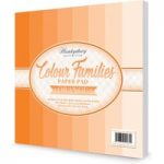 Hunkydory Paper Pad Colour Families in Orange | 48 Sheets