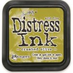 Ranger Distress Ink Pad 3in x 3in by Tim Holtz | Crushed Olive