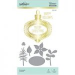 Spellbinders Hot Foil Plate Ornament Glimmer | Holiday Collection