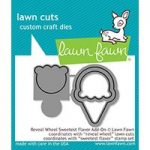 Lawn Fawn Die Reveal Wheel Sweetest Flavor Add On Set of 2 | Lawn Cuts Custom Craft
