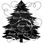 Woodware Polymer Stamp Clear Singles Fir Tree