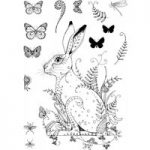 Pink Ink Designs A5 Clear Stamp Set Meadow Hare | Set of 10