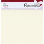 Papermania 8in x 8in Cream Cards and Envelopes (Pack of 6)