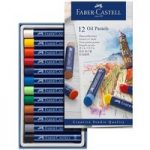 Faber Castell Creative Studio Oil Pastel Crayon Set | Box of 12