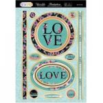 Hunkydory Pick ‘N’ Mix Topper Sheet Lots of Love