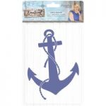 Crafter’s Companion Sara Signature 5in x 7in Embossing Folder Ship’s Anchor | Nautical Collection