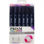 Hunkydory Prism Craft Marker Pen Set 6 Pinks | Set of 6