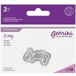 Gemini Die Set Expressions A Very Sentiment | Set of 2