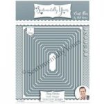 Phil Martin Sentimentally Yours Die Set Double Debossed Inverted Corner Rectangles Set of 11 | Stately Collection