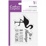 Crafter’s Companion Clear Acrylic Stamp Be A Flamingo