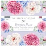 Paper Boutique 5in x 5in Pad Scene & Sentiments Toppers 160gsm 80 Sheets | Springtime Blooms