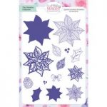 Card Making Magic A5 Stamp Set Layered Poinsettia by Christina Griffiths