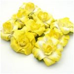 Card Making Magic The Decorative Collection Yellow Paper Flowers
