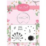 Apple Blossom Die & Stamp Set Peacock Set of 10 | Birds of a Feather Collection