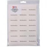 Stix2 ‘Handmade by’ Labels Self Adhesive 45mm x 25mm | 105 Labels