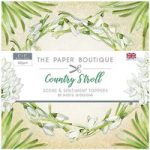Paper Boutique 5in x 5in Pad Scene & Sentiments Toppers 160gsm 80 Sheets | Country Stroll