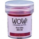 WOW! Embossing Glitter Red Glitz Regular | 15ml Jar