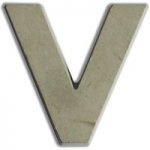 Concrete Letter Small Size V | 5cm