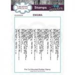 Creative Expressions A6 Pre Cut Rubber Stamp Enigma by Andy Skinner