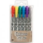 Ranger Distress Crayon Set #04 by Tim Holtz | Pack of 6
