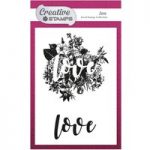 Creative Stamps A6 Stamp Love Sentiment Set of 2 | Focal Stamps Collection