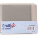 Craft UK 4inx4in Cello Card Bags | 50 pack