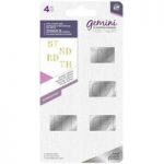 Gemini Expressions Foil Stamp Die Set Number Suffixes | Set of 4