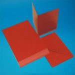 Craft UK Centura Pearl C6 Card Blanks & Envelopes Berry Red | 20 pack