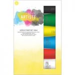 Artiste Acrylic Paint Set 100ml | Pack of 6
