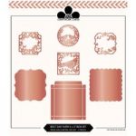 Craftwork Cards Die Set Best Day Ever 5in x 5in Box Rose Gold | Set of 7