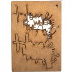 Creative Expressions Art-Effex MDF Board Home is Where