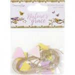 Dovecraft Nature’s Grace Mini Bunting and Twine | Pack of 60