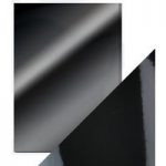 Craft Perfect by Tonic Studios A4 High Gloss Mirror Card (5pk) – Glossy Black
