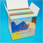 Craft UK 6in x 6in Coloured Envelopes in 10 Assorted Colours | Pack of 200