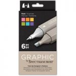 Spectrum Noir Graphic Marker Pen Set Hues | Set of 6
