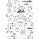 Creative A4 Stamp Set Whatever the Weather