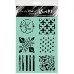 Hunkydory For the Love of Stamps A6 Set Patterned Panels Just for You | Set of 6